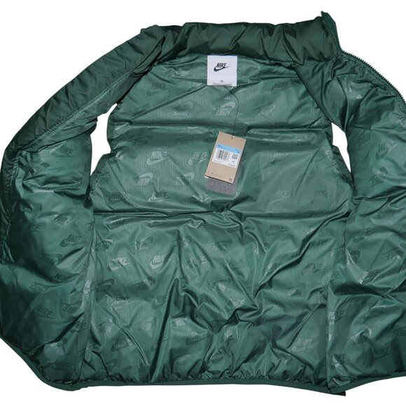 Nike Sportswear Club Primaloft Water-Repellent Puffer Vest Men’s Size M Green - Picture 9 of 14